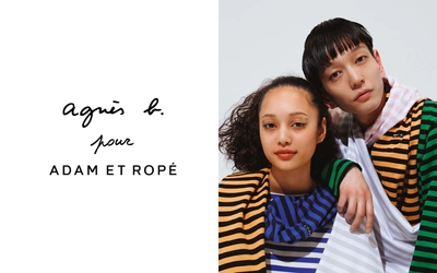 agnes b. pour ADAM ET ROPE 別注ボーダーTシャツ　 2022年2月25日(金)販売開始