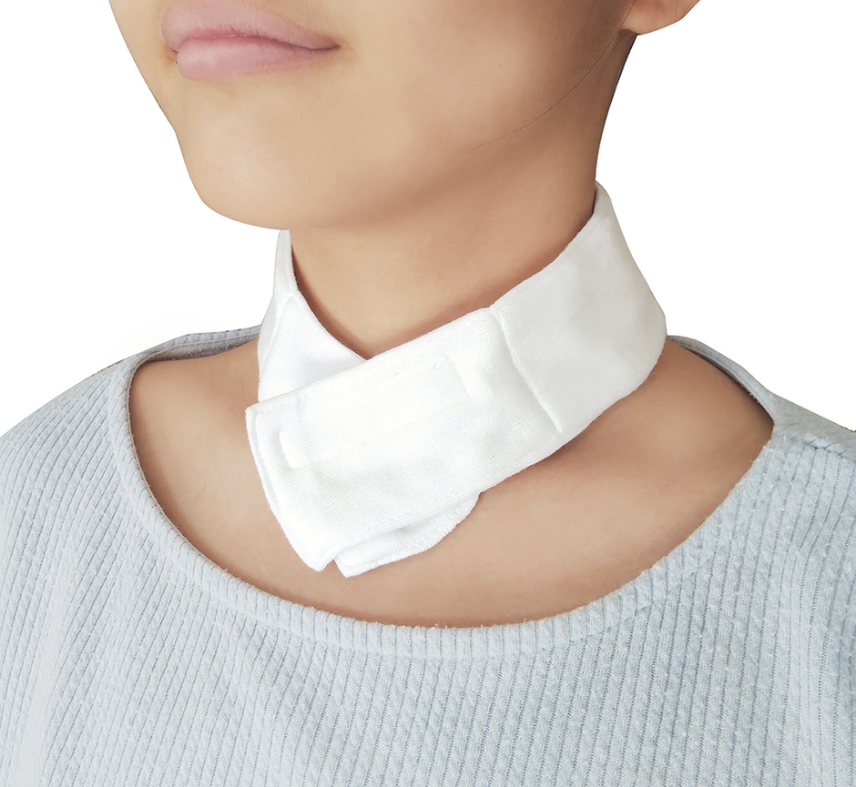 竹糸くん(R)首用Coolバンド for ジュニア(着用)