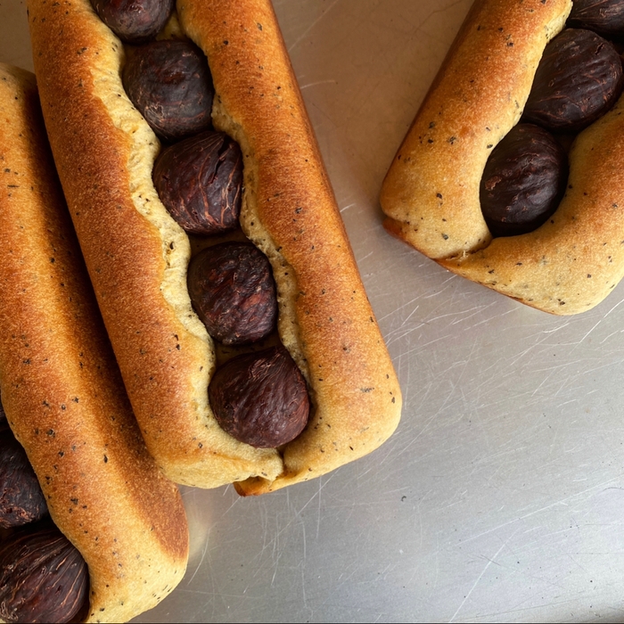 和栗とロイヤルミルクティー