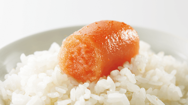 辛子明太子と炊きたてご飯