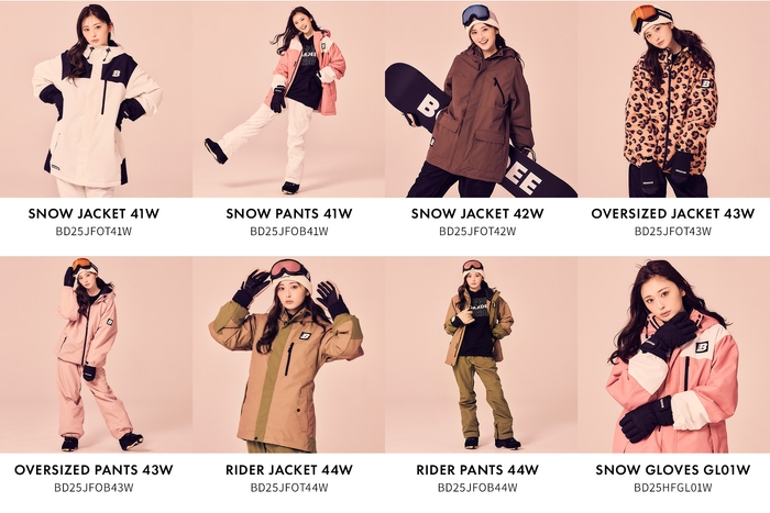これからスノーボードを始める人にも嬉しい充実したラインナップのBOARDEE(ボーディー)最新コレクション(1)