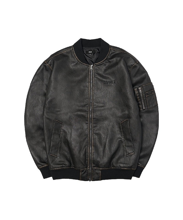 Dirty Leather MA-1 Jacket