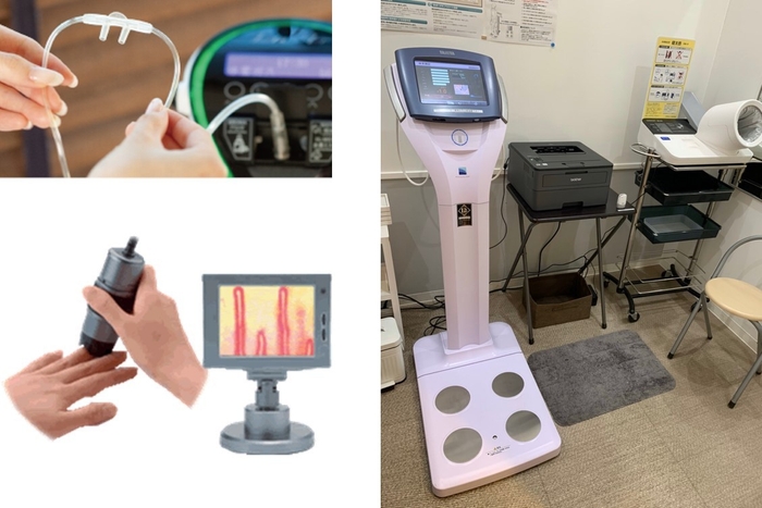 美容院で受けられる様々な健康診断のイメージ