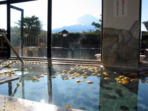 富士山とかりん風呂