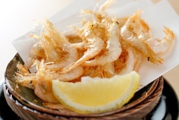 富山湾と言えば白えび!唐揚げで! 390円