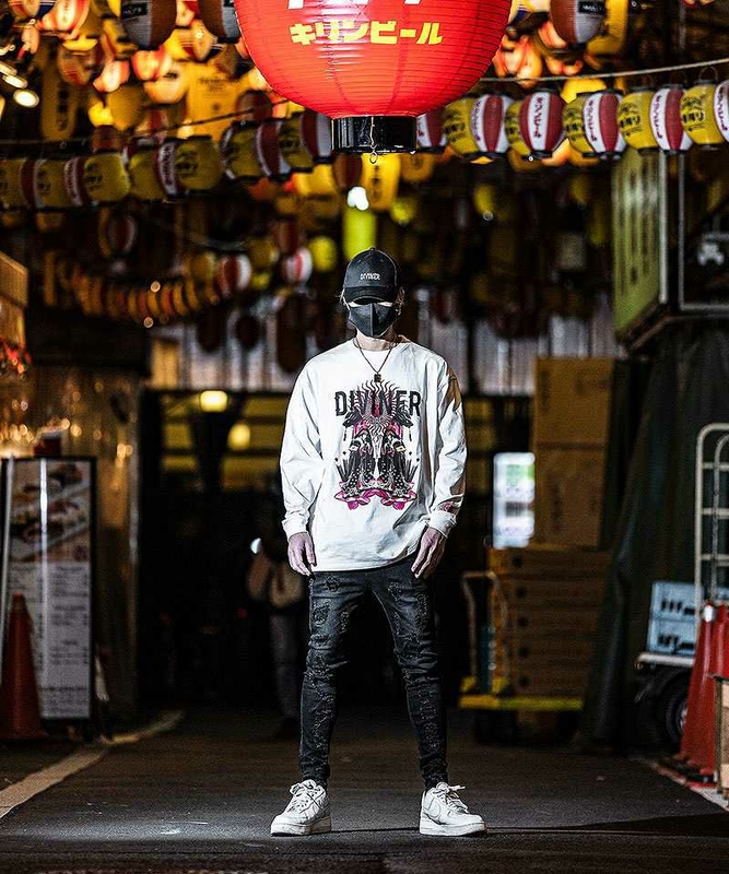 【DIVINER JAPAN】百鬼夜行TEE(ホワイト)