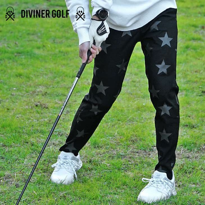 DIVINER GOLF 【DIVINER GOLF】星柄ストレッチパンツ