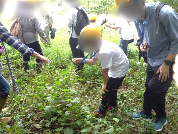 過去開催の様子（※ツアー当日、ルーペの使用はございません）