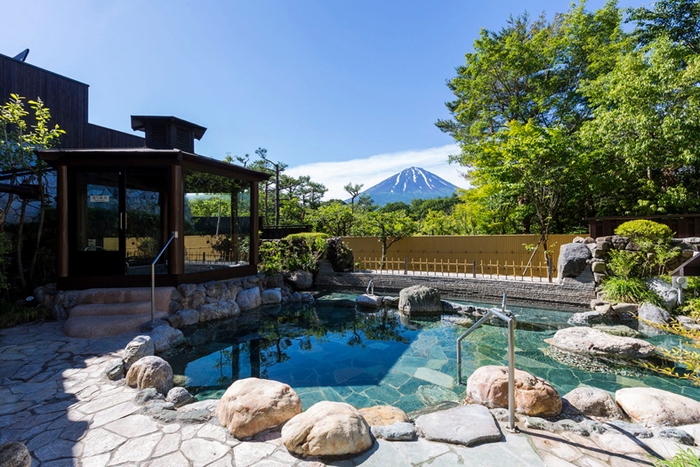 富士山の眺望がよい「霊峰露天風呂」