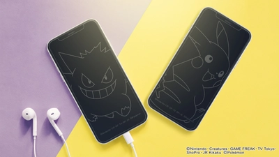 画面オフ時にポケモンが現れる！？ ポケットモンスターの不思議な iPhone用液晶保護ガラスフィルムが登場！