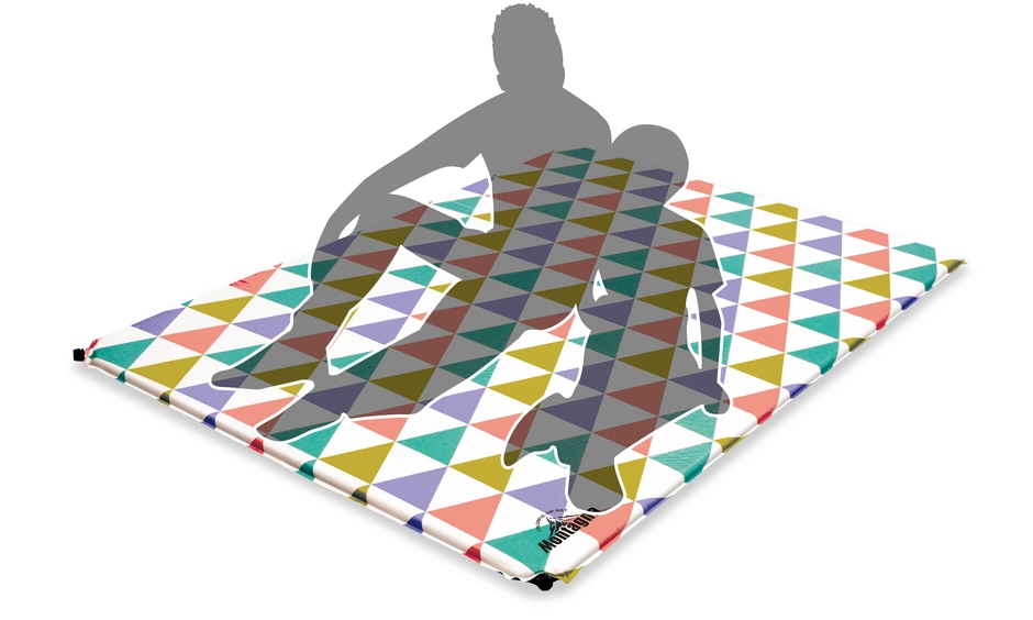 カラフル自動膨張マット