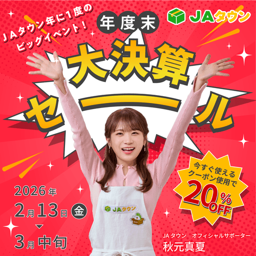 JAタウンの年度末大決算セール