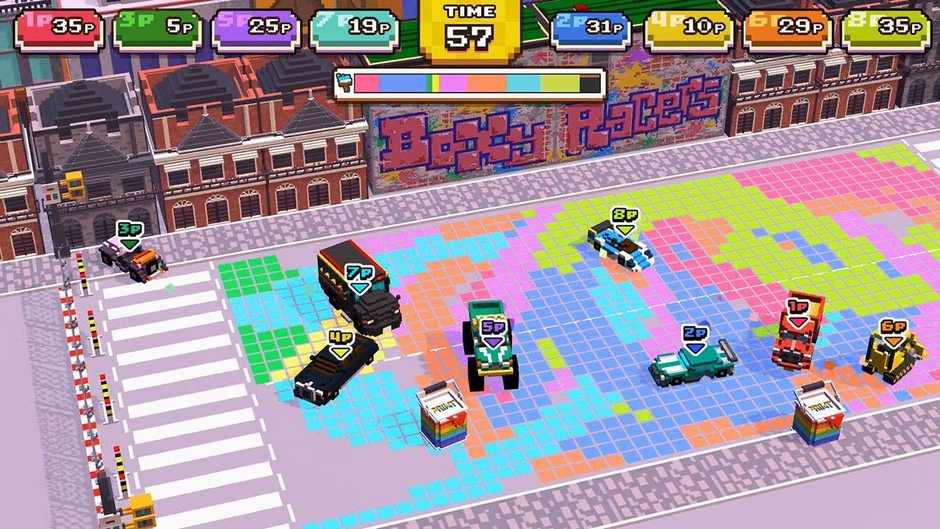 「パーティゲーム:PAINT」ドリフト全開でペンキを塗りまくれ!