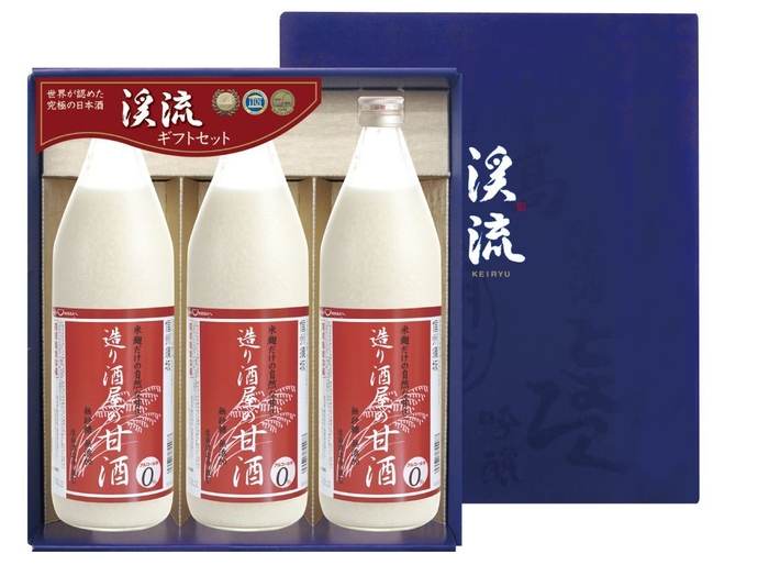 造り酒屋の甘酒 900ml×3本ギフトセット