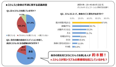 ストレスと身体不調認識調査画像