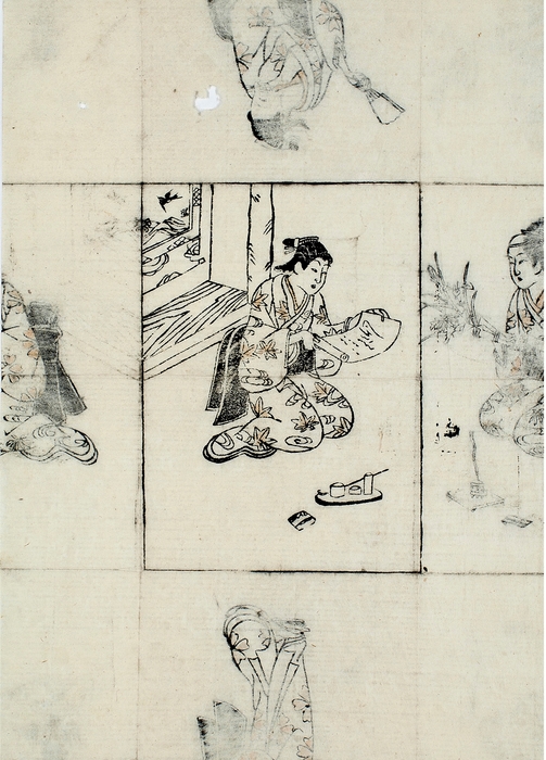 Photo.02 折り変わり絵 18世紀前半 たばこと塩の博物館蔵