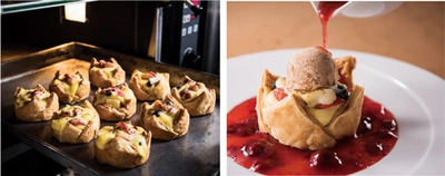 外は“サクッ”、中は“とろっ”！ 焼きたてパイに苺ソースをかけて楽しむ 冬の新作・あったかスイーツ「Chaud ショー」 ティーラウンジ「パルテール」にて　2017年12月26日(火)より