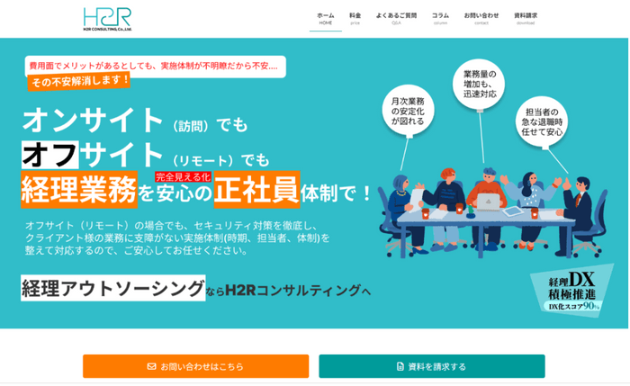 H2R経理アウトソーシング
