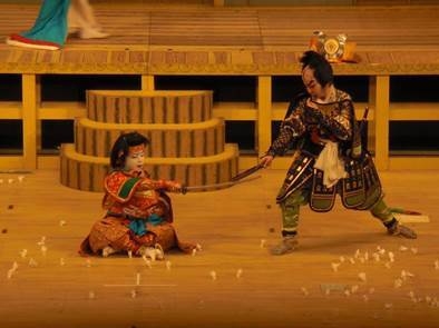 公演の様子　地歌舞伎1