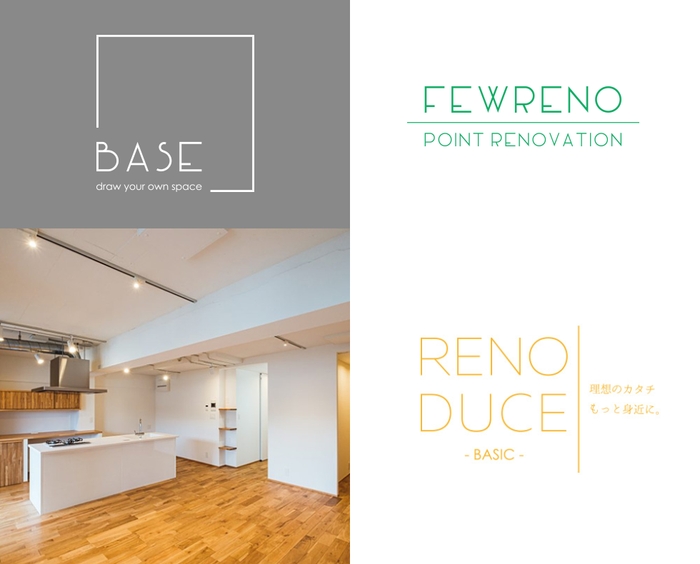 当社リノベーション商品ラインナップ
