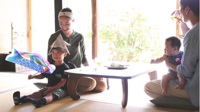 空におよぐ 室内飾り鯉のぼり07