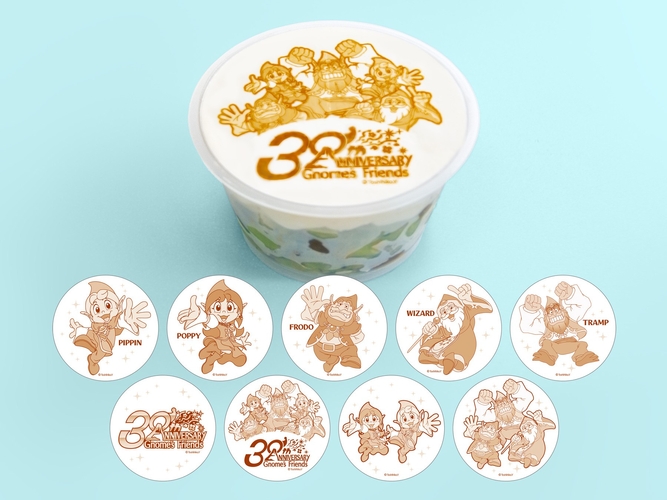 ノームのなかまたち 30周年記念コラボスイーツ(全9種) 500円(税込)