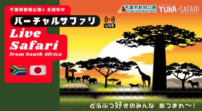 千葉市動物公園と南アフリカ共和国政府公認サファリガイド 太田 ゆかさんのコラボ！南アフリカからLive中継による バーチャルサファリを6月26日から開催