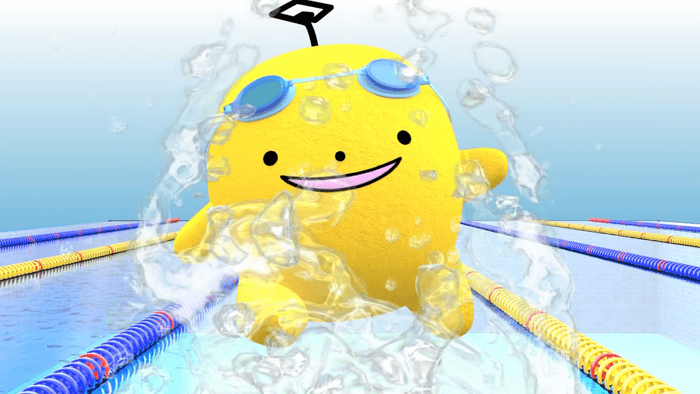 「ぽるぽるCM」夏・水泳編(5秒)