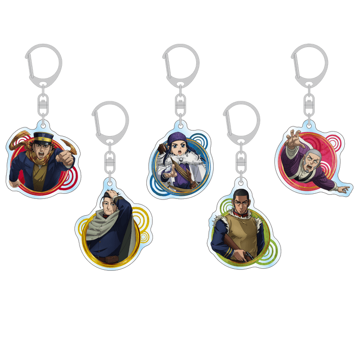 アクリルキーホルダー 各800円(税込) 全5種/約W50×H60mm ※ランダム販売