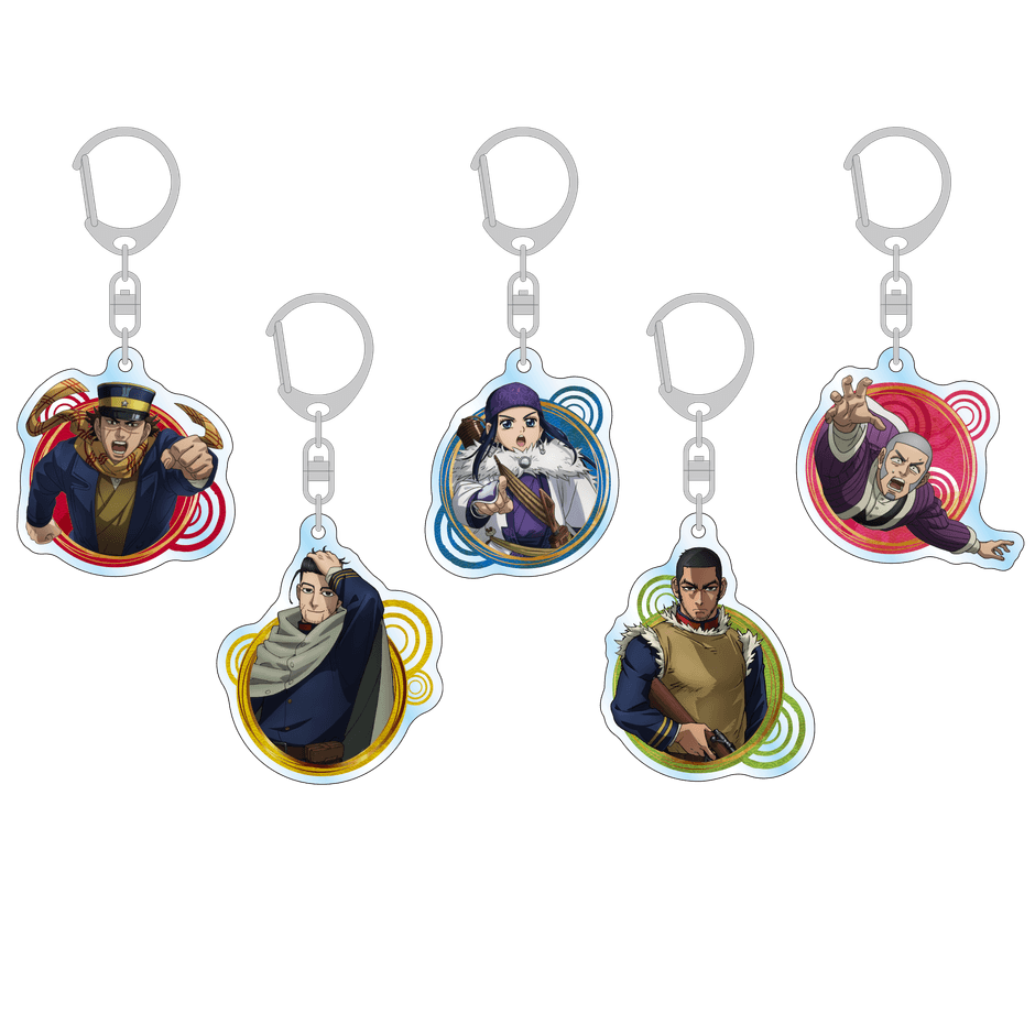 アクリルキーホルダー 各800円(税込) 全5種/約W50×H60mm ※ランダム販売