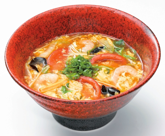 8種野菜の酸辣スープうどん