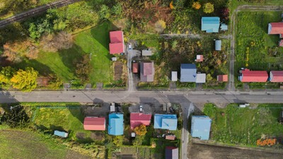 芦別岳を望む約138坪の広大な敷地