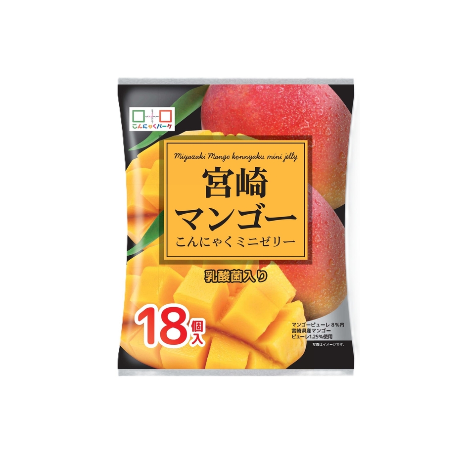 宮崎マンゴーこんにゃくミニゼリー18個入