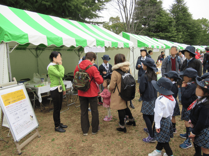 過去の防災展示の様子