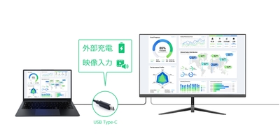 USB Type-Cケーブル1本でスマートなワークスペースを実現