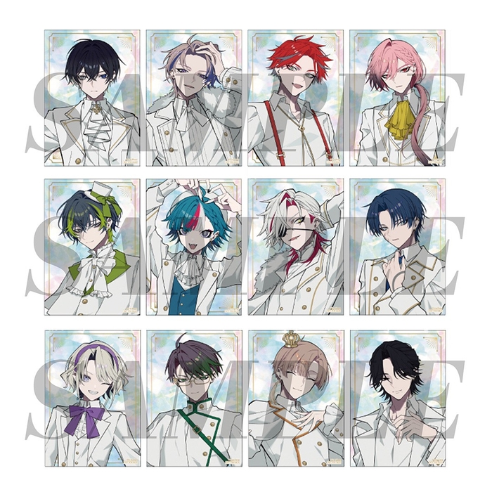 ◆【購入特典】トレーディングブロマイド 2nd Anniv. ver. 種類:全12種 サイズ:L判 ランダムで箔押し複製サイン入り 商品を3,000円ご購入毎にお会計時に特典ブロマイドを 1枚ランダムでお渡しいたします ※絵柄はお選びいただけません ※特典はなくなり次第終了となります