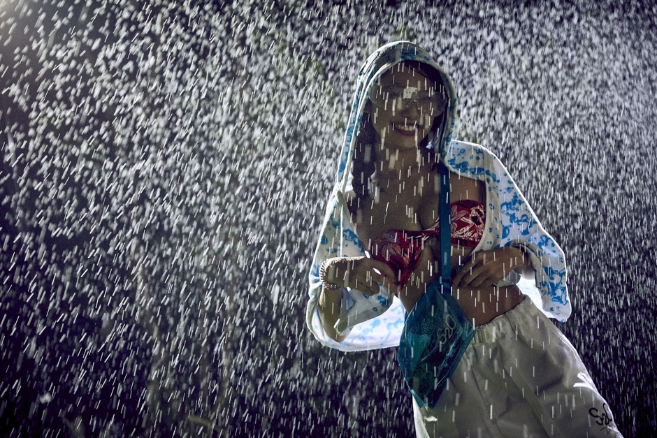 ずぶ濡れ覚悟!速乾スポーティーMIXコーデ