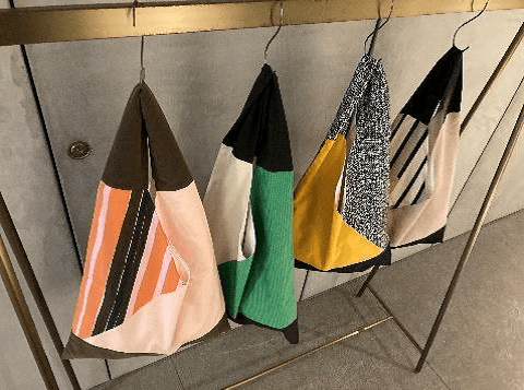 　　remake triangle bag 大 ¥3,000 小 ¥2,500（税込）