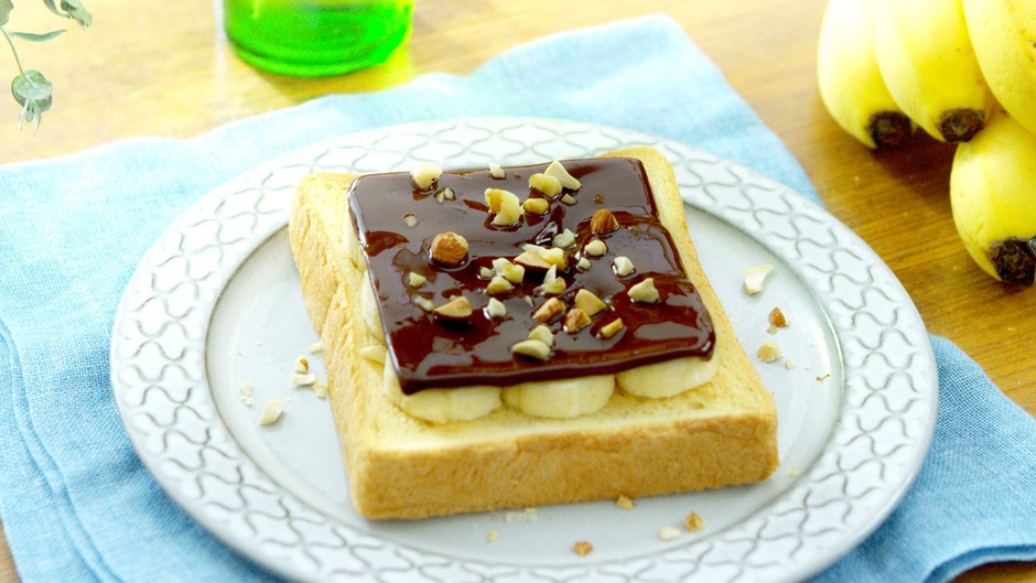 バナナチョコレート トースト