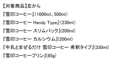 キャンペーン対象商品