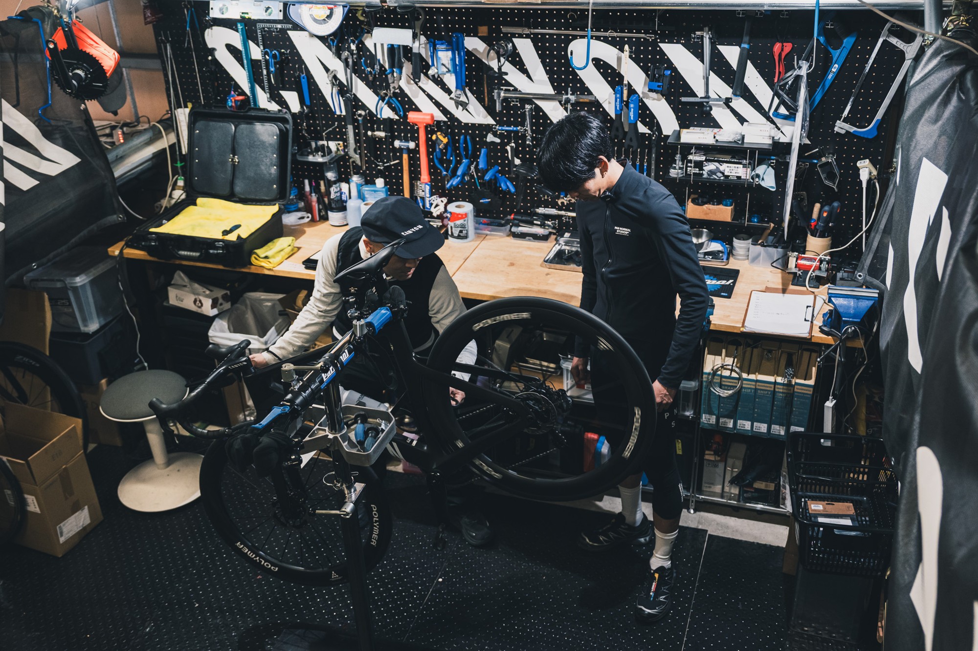 メカニックサービスも提供 写真:CHABECK / キャニオンバイシクルズ・ジャパン株式会社