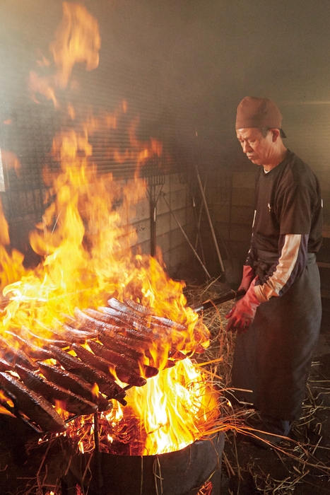 藁焼きイメージ