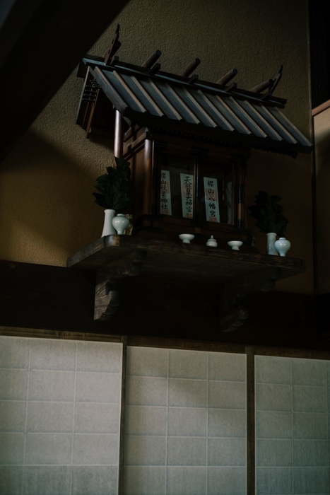 谷屋内部 100年以上家を守る神棚