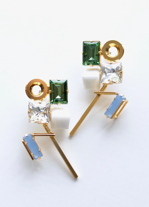 男前ピアス&イヤリング(ゴールド)