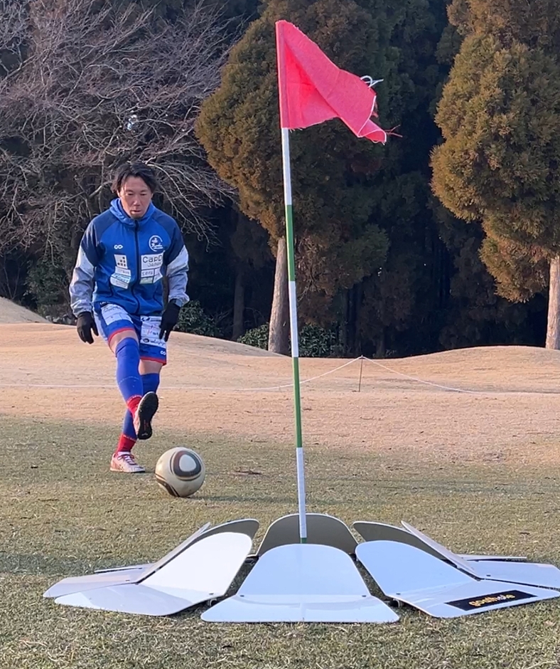 熊本会場は簡易型ゴールホールでの実施