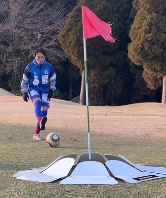熊本会場は簡易型ゴールホールでの実施