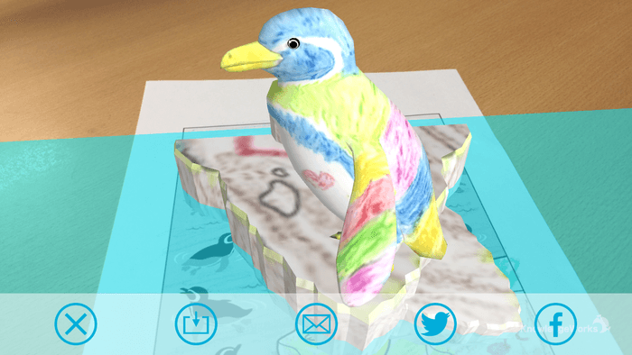 マゼランペンギン(写真保存とSNSシェア)