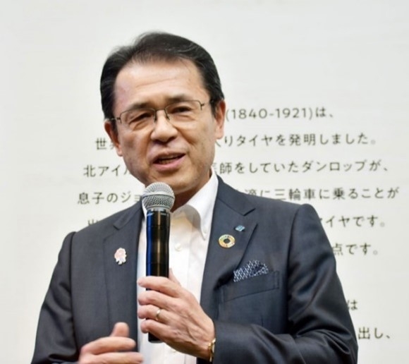 住友ゴム工業(株)代表取締役社長 山本悟