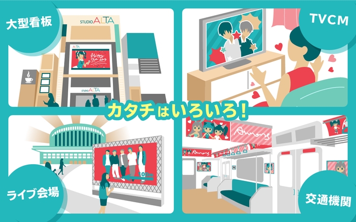 カタチはいろいろ！