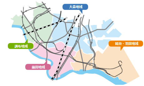 【ヴェロトレーラー走行地域地図】